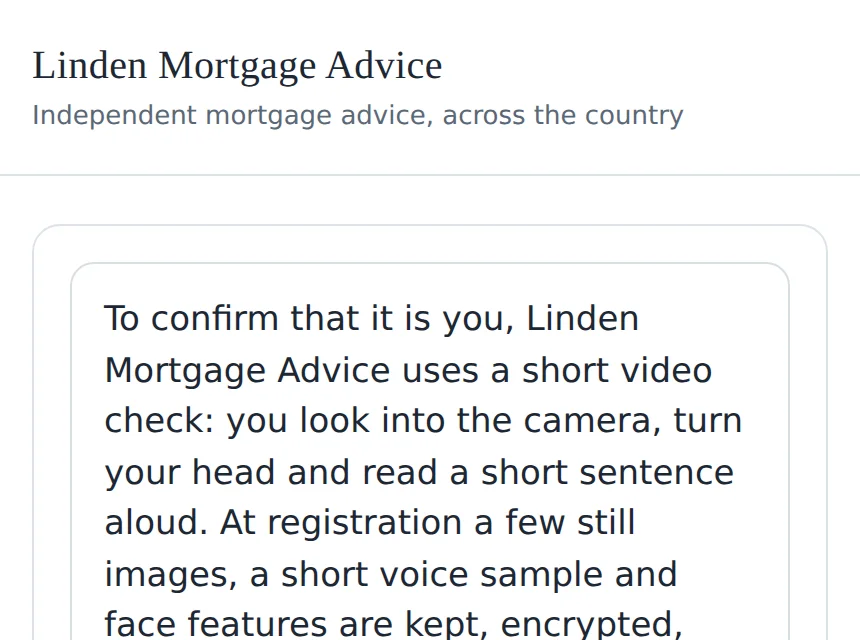 What the client agrees to before registering